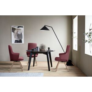 Polsterstuhl STRESSLESS "Laurel", rot (bordeaux batick, schwarz), B:58cm H:105cm T:60cm, Leder BATICK: BATICK ist ein leicht korrigiertes, durchgefärbtes und genarbtes Möbelleder, bei dem die meisten Unebenheiten und Spuren in der Regel entfernt wurden.,