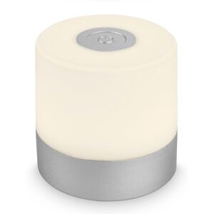 BRILONER LEUCHTEN Tischleuchte "Tischleuchte SMAL", silber (silberfarben, weiß), Lampen