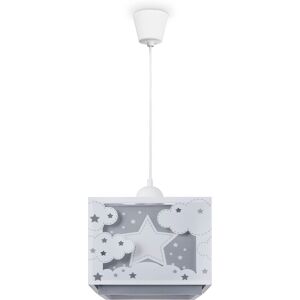 PACO HOME Pendelleuchte "GRETA", weiß, H: 24,5cm, Lampen, Kinderlampe