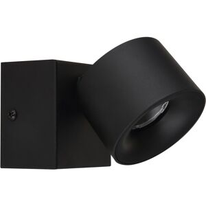 GLOBO LIGHTING LED Deckenstrahler "RAE", schwarz (schwarz matt), 1 flammig,, Lampen, warmweiße Lichtfarbe von 3000K BxH: 72x95mm
