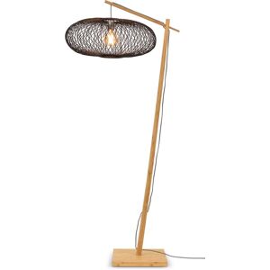 GOOD & MOJO Stehlampe "Cango", schwarz, Ø 60cm H: 176cm, Lampen, Bogenlampe