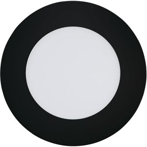 EGLO Deckenleuchte "FUEVA-Z", schwarz, Ø 12,00cm H: 2,60cm, Lampen, Deckenleuchte in schwarz aus Stahl - 5,4W - warmweiß - kaltweiß