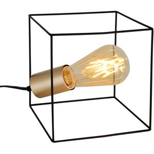 NÄVE Tischleuchte "Canto", gold (schwarz, goldfarben), H: 16cm, Lampen