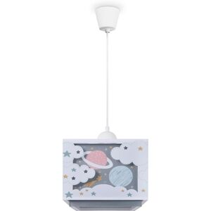 PACO HOME Pendelleuchte "GRETA", weiß, H: 24,5cm, Lampen, Kinderlampe