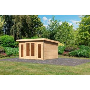 Gartenhaus KARIBU "Rabensee 2" Gartenhäuser beige (naturbelassen) Gartenhäuser aus Holz