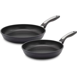Pfannen-Set KRÜGER "Delta", schwarz, Pfannen, Ø 24/28 cm, Induktion