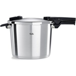 Schnellkochtopf FISSLER "Vitaquick Premium" Töpfe Gr. 10 l + Ø 26 cm + Höhe 25 cm, silberfarben Schnellkochtöpfe Premium Qualität – Made in Germany