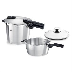 Schnellkochtopf FISSLER "Vitaquick Premium" Töpfe silberfarben Schnellkochtöpfe Premium Qualität – Made in Germany