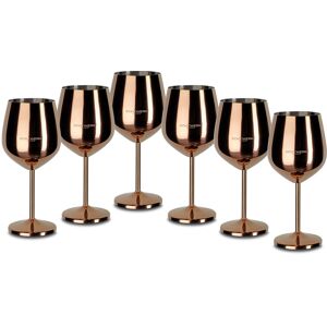 Weinglas ECHTWERK Trinkgefäße braun (kupferfarben) Weingläser und Dekanter