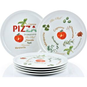 Pizzateller RETSCH ARZBERG "Italia" Speiseteller Gr. 30 cm, weiß Pizzateller