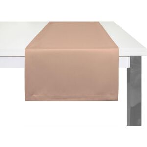 Tischläufer ADAM "Uni Collection" Gr. 1, beige, B:50cm L:150cm, Bio-Baumwolle, Tischdecken