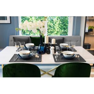 Platzset ADAM "Uni Collection" Gr. 1, schwarz, B:40cm L:40cm, Obermaterial: 100% Baumwolle, Platzsets, GOTS zertifiziert, Made in Germany