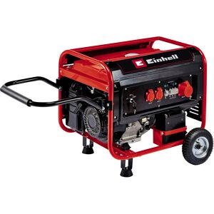 Stromerzeuger EINHELL "TC-PG 65/E5", rot (baumarkt), B:76cm H:65cm T:63cm, Stromerzeuger, Benzin, inkl. 12 V Starterbatterie
