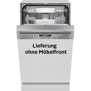 C (A bis G) MIELE teilintegrierbarer Geschirrspüler "G 5740 SCi SL" silberfarben Einbaugeschirrspüler