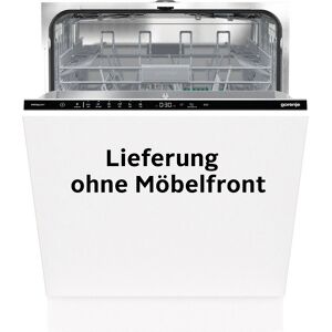 D (A bis G) GORENJE vollintegrierbarer Geschirrspüler silberfarben (eh19) Einbaugeschirrspüler