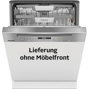 B (A bis G) MIELE teilintegrierbarer Geschirrspüler "G7131 SCi AD 125 Edition" silberfarben Einbaugeschirrspüler