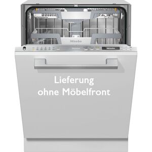 A (A bis G) MIELE vollintegrierbarer Geschirrspüler "G 7255 SCVi XXL" silberfarben Einbaugeschirrspüler