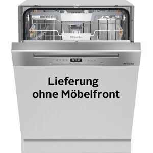 C (A bis G) MIELE teilintegrierbarer Geschirrspüler "G 5332 SCi Active Plus S" silberfarben Einbaugeschirrspüler