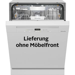 C (A bis G) MIELE teilintegrierbarer Geschirrspüler "G 5332 SCi Active Plus S" silberfarben (weiß) Einbaugeschirrspüler