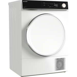 SHARP Wärmepumpentrockner "KD-NHA7S7P1W21-DE", E (A-G), weiß, B:59,6cm H:84,5cm T:52,5cm, Trockner