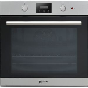 BAUKNECHT Einbaubackofen "BAR2 KN5V2 IN", A (A+++-D), grau (edelstahl), B:59,5cm H:59,5cm T:55,1cm, Backöfen
