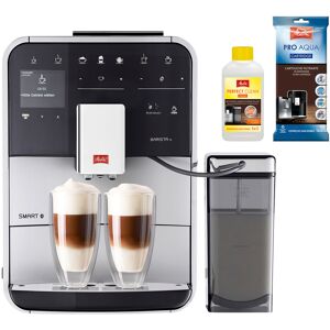 MELITTA Kaffeevollautomat "Barista TS Smart F850-102, schwarz", schwarz (silber, schwarz), B:25,9cm H:37,2cm T:46,7cm, Kaffeevollautomaten, 21 Kaffeerezepte & 8 Benutzerprofile, 2-Kammer Bohnenbehälter