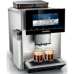 SIEMENS Kaffeevollautomat "EQ900 TQ907D03, intuitives 6,8" TFT-Display, 2 Bohnenbehälter", silber (edelstahlfarben), B:31,5cm H:39,2cm T:47cm, Kaffeevollautomaten, Barista-Modus, App, Geräuschreduzierung, 10 Profile, edelstahl, Topseller