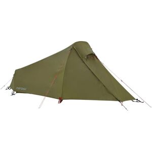 Tunnelzelt NORDISK "Svalbard 1 PU Tent Dark Olive" Zelte Gr. B/H/L: 125 cm x 105 cm x 275 cm, grün (dark olive) Tunnelzelte