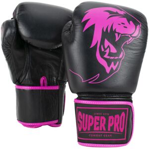 Boxhandschuhe SUPER PRO "Warrior" Gr. 12 12 oz, pink (pink, schwarz) Boxhandschuhe