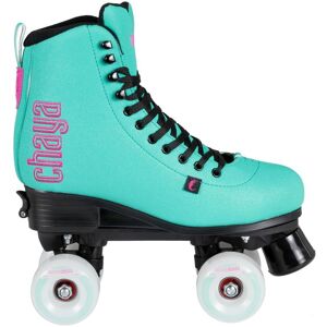 Rollschuhe CHAYA "Bliss" Gr. 39, bunt (pink, schwarz, türkis, weiß), Inlineskates_Rollschuhe_Schlittschuhe, Kinder, 39/42, Kunstfaser