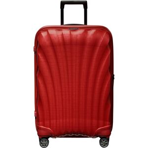 Hartschalen-Trolley SAMSONITE "C-LITE, verschiedene Größen und Farben", Gr. B/H/T: 46cm x 69cm x 29cm 68 l, rot (chili rot), Polypropylen, unifarben, Koffer, Reisekoffer Aufgabegepäck Trolley TSA-Zahlenschloss Made in Europe