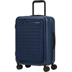 Hartschalen-Trolley SAMSONITE "Hartgepäck-Trolley »STACKD, 55 cm«" Gr. B/H/T: 40 cm x 55 cm x 23 cm 39 l, blau (navy) Koffer Handgepäck-Koffer Handgepäckkoffer Reisekoffer Reißverschluss-Laptopfach USB-Schleuse