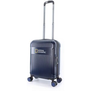 Koffer NATIONAL GEOGRAPHIC "Transit" Gr. B/H/T: 38 cm x 55 cm x 20 cm, blau Koffer Trolleys mit arretierbarem Trolleysystem