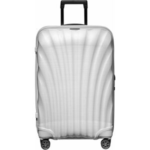 Hartschalen-Trolley SAMSONITE "C-LITE, verschiedene Größen und Farben", Gr. B/H/T: 46cm x 69cm x 29cm 68 l, weiß (sanftes weiß), Polypropylen, unifarben, Koffer, Reisekoffer Aufgabegepäck Trolley TSA-Zahlenschloss Made in Europe