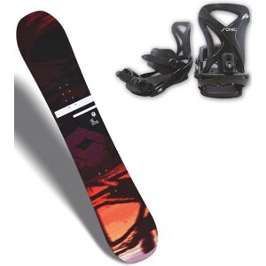 Snowboard F2 "FTWO Reverse 01 MAN Sunset 21/22" Snowboards Gr. 162, bunt (black, blue, sunset cooper, white) Snowboards