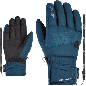 Skihandschuhe ZIENER "KEONA AS(R) PR" Gr. 8, blau (darkblue) Damen Handschuhe Sporthandschuhe