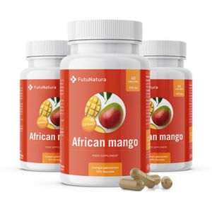 FutuNatura 3x Afrikanischer Mango – Extrakt, zusammen 180 Kapseln