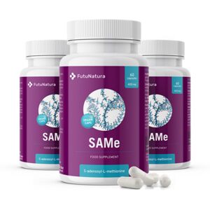 FutuNatura 3x SAMe 400 mg, zusammen 180 Kapseln