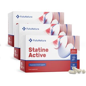 FutuNatura 3x Statine Active – Cholesterin, zusammen 180 Kapseln