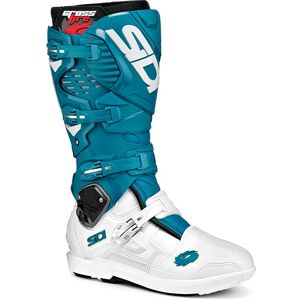 Sidi Crossfire 3 SRS, Stiefel Weiß/Petrol 45 EU male