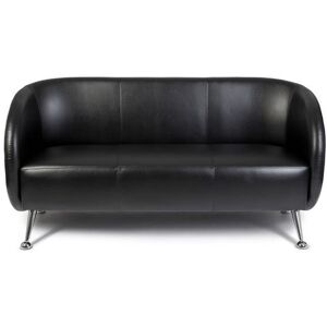 hjh OFFICE ST. LUCIA 3-Sitzer - Lounge Sofa Schwarz