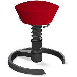 Aeris – Impulsmöbel AERIS SWOPPER MIT GLEITER - Swopper Low Mikrofaser Rot Gestell Schwarz
