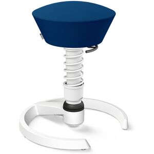 Aeris – Impulsmöbel AERIS SWOPPER MIT GLEITER - Swopper Standard Wollmischung Blau Gestell Weiß