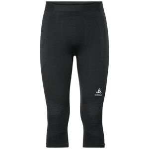 Odlo Performance Warm Suw Bottom 3 4 Pant Black Concrete Grey S Unisex