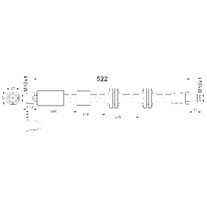 Ate Bremsschlauch Vorne (24.5174-0526.3) Für Bmw 3 1 Z4