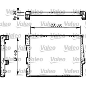 Valeo Motorkühler (734276) Für Bmw 3 Z4 1