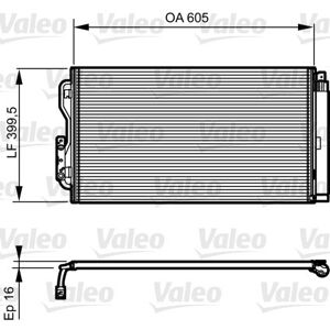 Valeo Klimakondensator (814191) Für Bmw 3 1 4 2 I8 I3 Klimakühler.