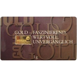 1 g Goldbarren Gold faszinierend