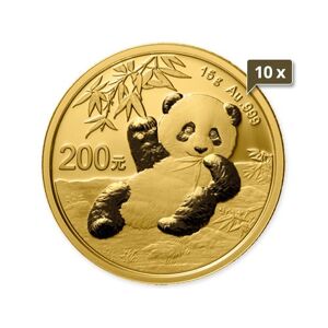 1/2 Unze Gold China Panda diverse Jahrgnge