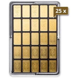 25 x 25 x 1 g Gold UnityBar Heimerle und Meule